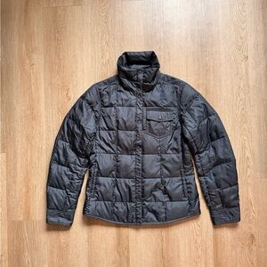 Eddie Bauer Women’s Lightweight Black Goose Down Quilted Puffer Jacket Size S